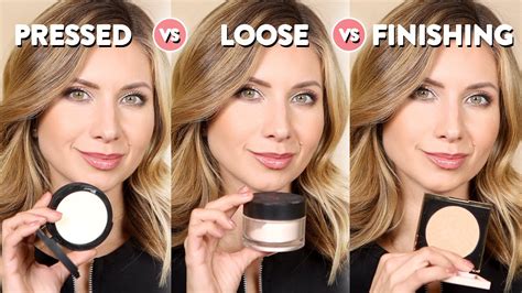 difference between loose and setting powder.